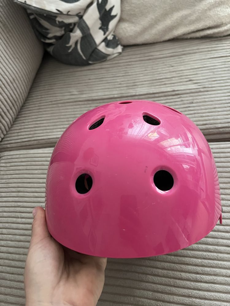 Kask oxelo decathlon różowy