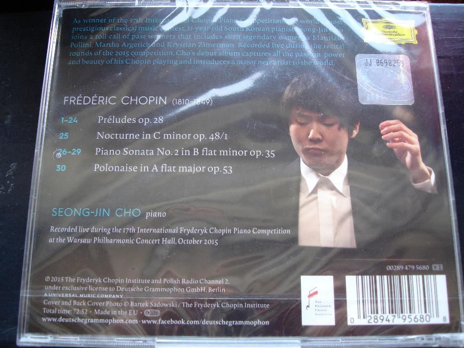 seong-jin cho chopin 2015 konkurs chopinowski