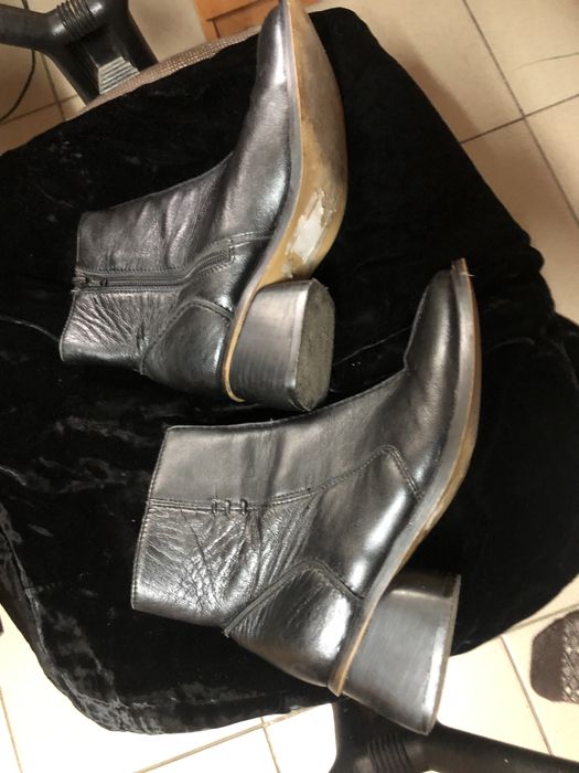 Туфлі 38 чобітки ботинки вінтаж італія шкіряні