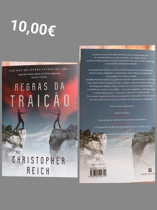 Livros "Rapina"/"Regras da Traição "