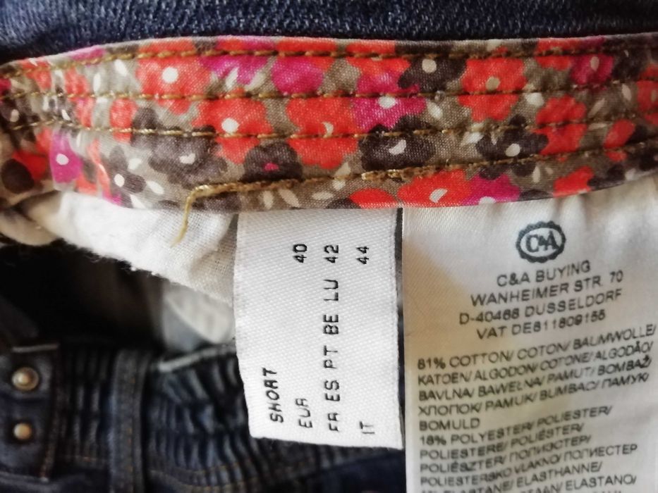 Klasyczne spodnie jeansowe damskie C&A rozm. EU40 stan dobry