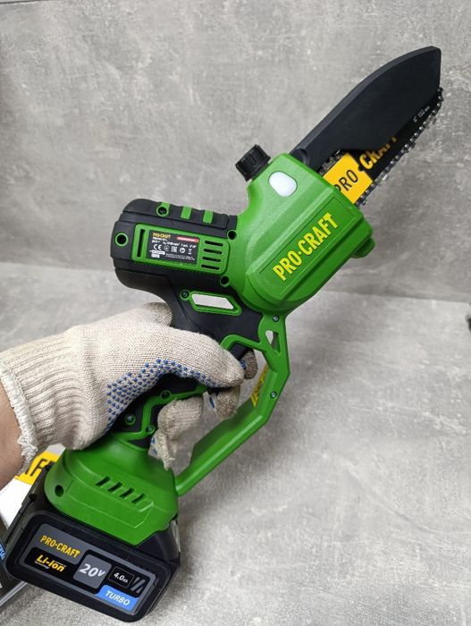(2 акб 4А)Акумуляторна пила Procraft PKA32Li  2ШИНИ+2ЛАНЦЮГИ.