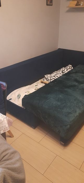 Sofa rozkladana welur