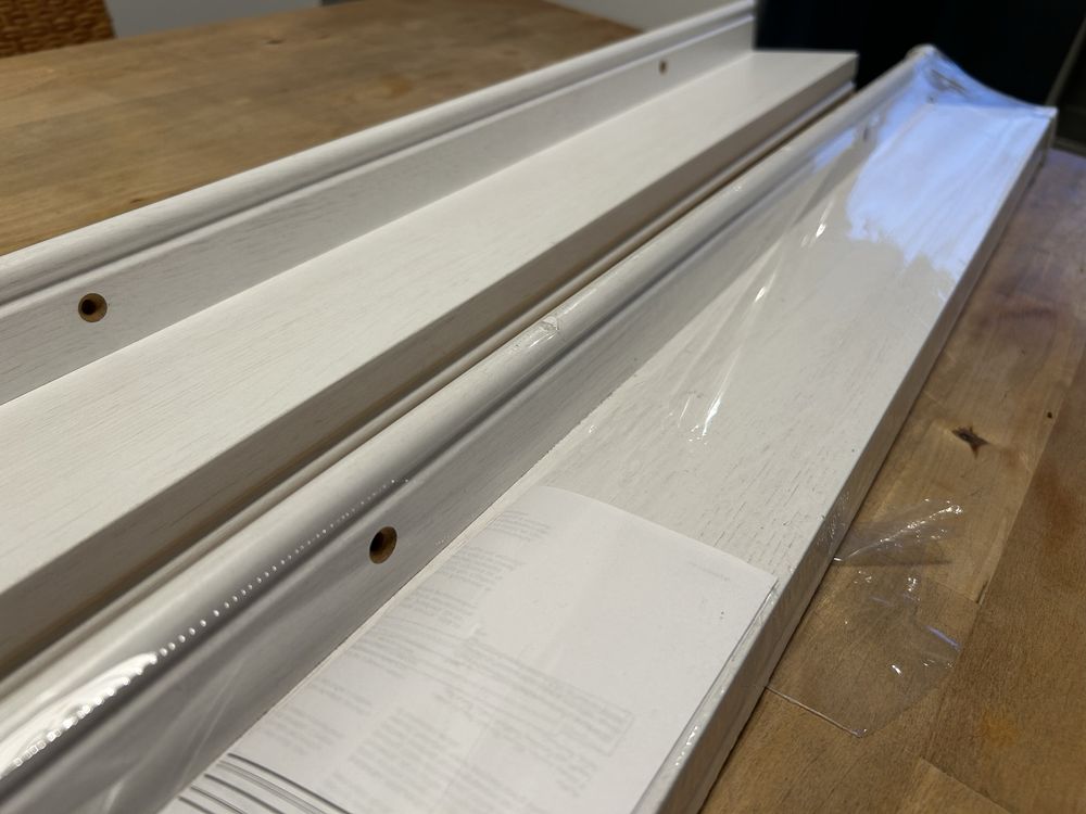 Półka Ikea na ścianę biała 75 cm nowa