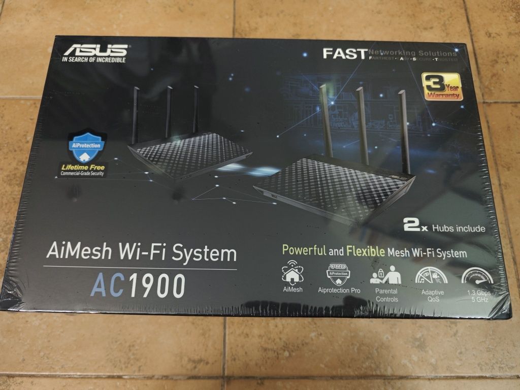 Asus AiMesh AC1900 WiFi система (RT-AC67U 2 Pack)