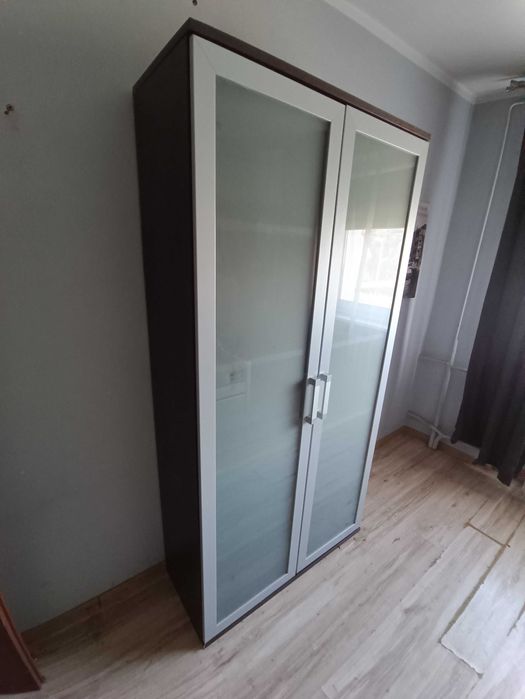 Szafa Przeszklona 100 cm szerokość 198 cm wysokość 41 cm głębokość