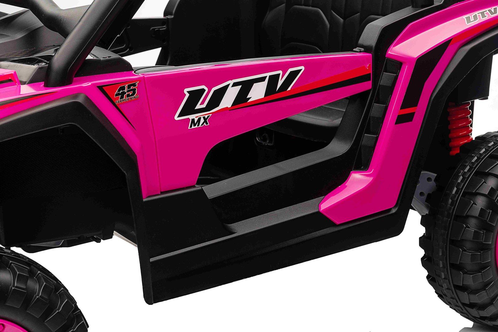 24v 4x50W MAx 50KG +Pilot Auto na akumulator Buggy Różowy