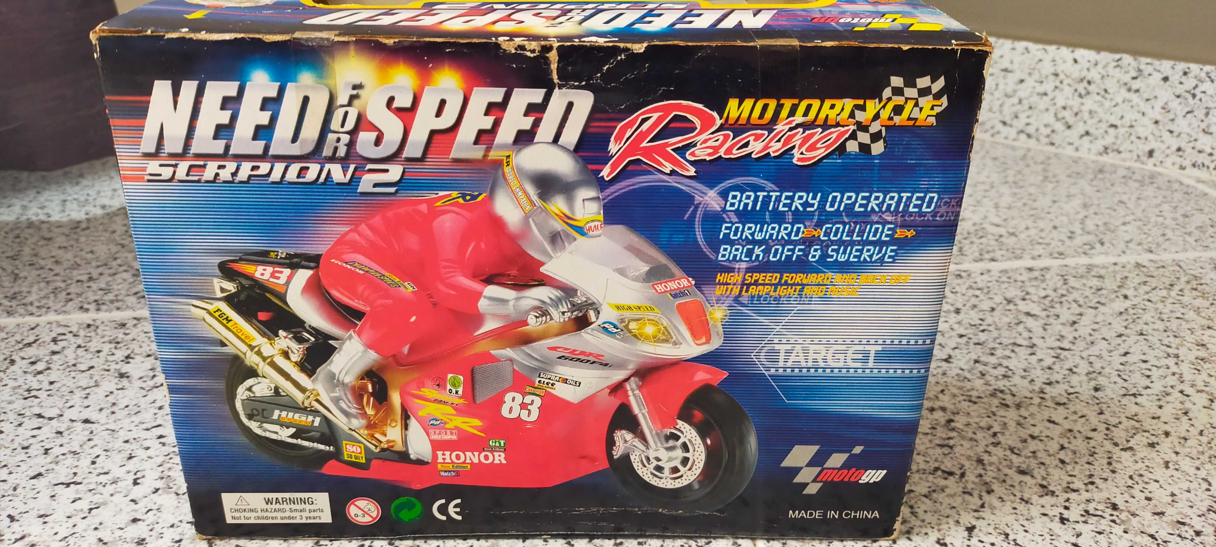 Need for speed Scrpion2 Motorcycle Racing com Caixa