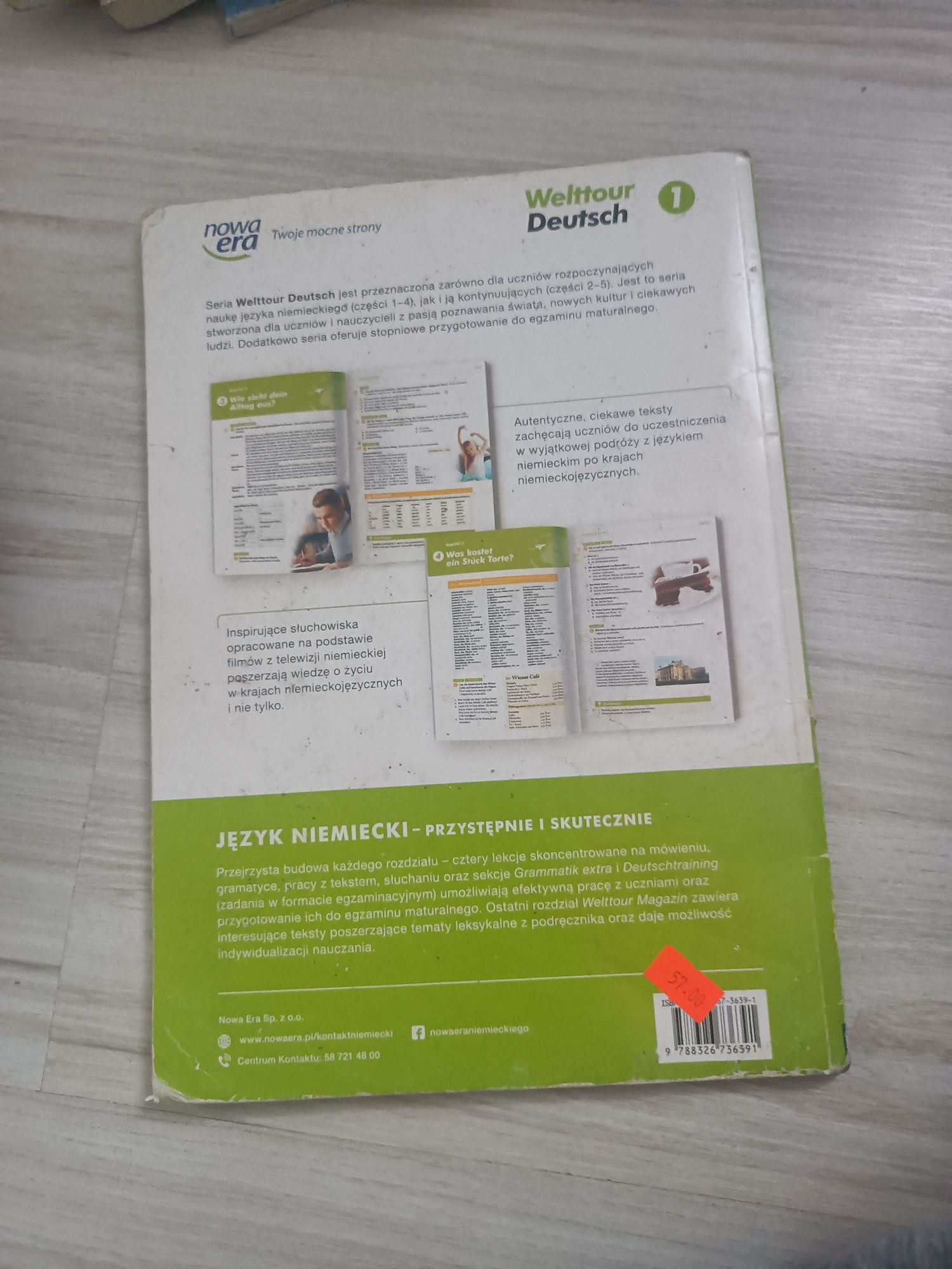 książka do niemieckiego welltour deutsch klasa 1