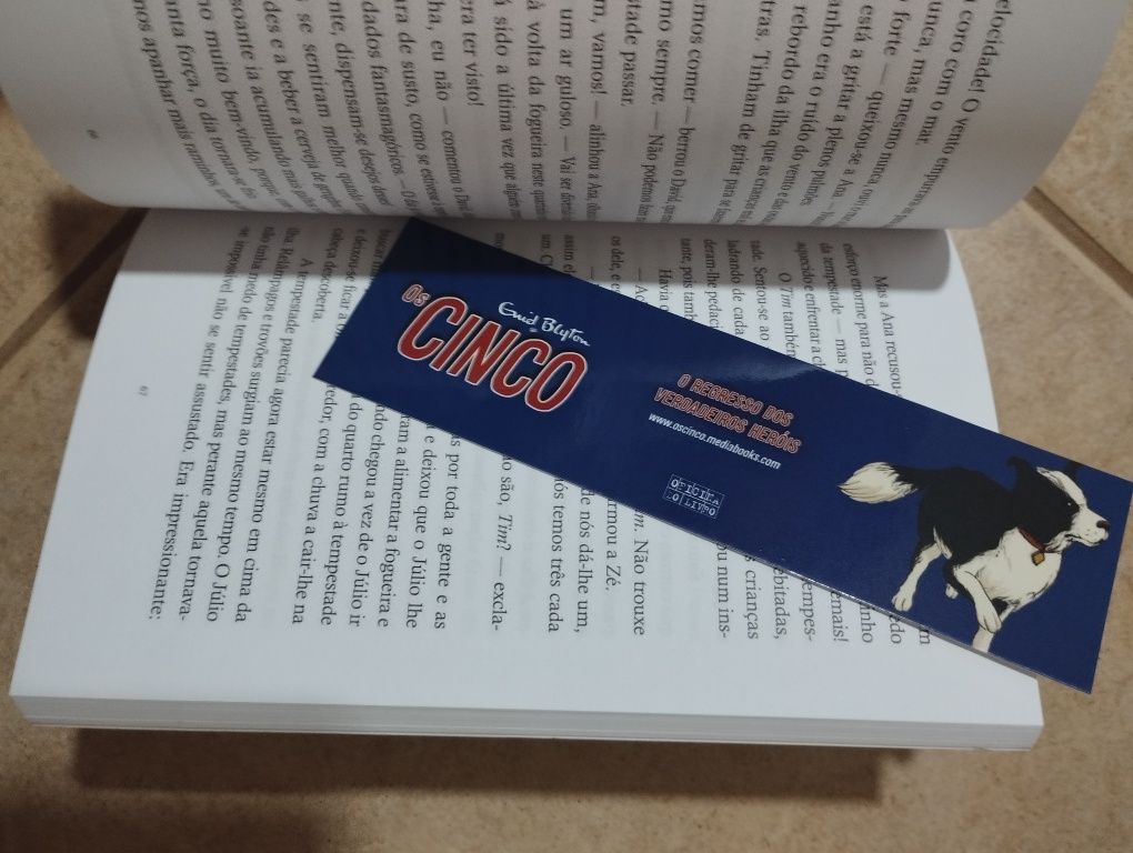 Livro "os cinco" - Novo
