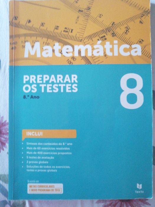 Livro de síntese dos conteúdos, exercícios matemática  8 ano