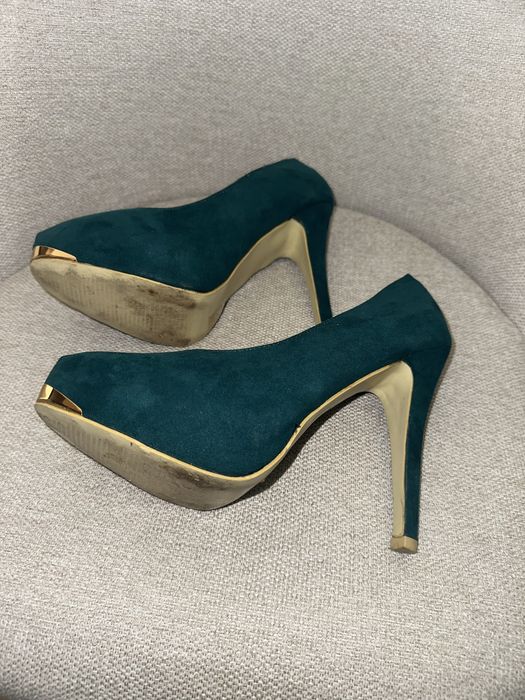 Sapatos verde azulado 40