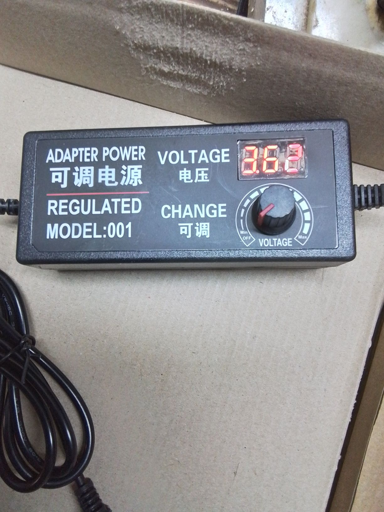 Регулируемый Блок питания с вольтметром 3.0-24V 3A