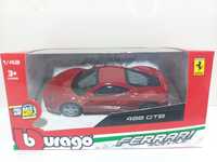 Bburago Ferrari 488 GTB z napędem,race&play, skala 1:43
