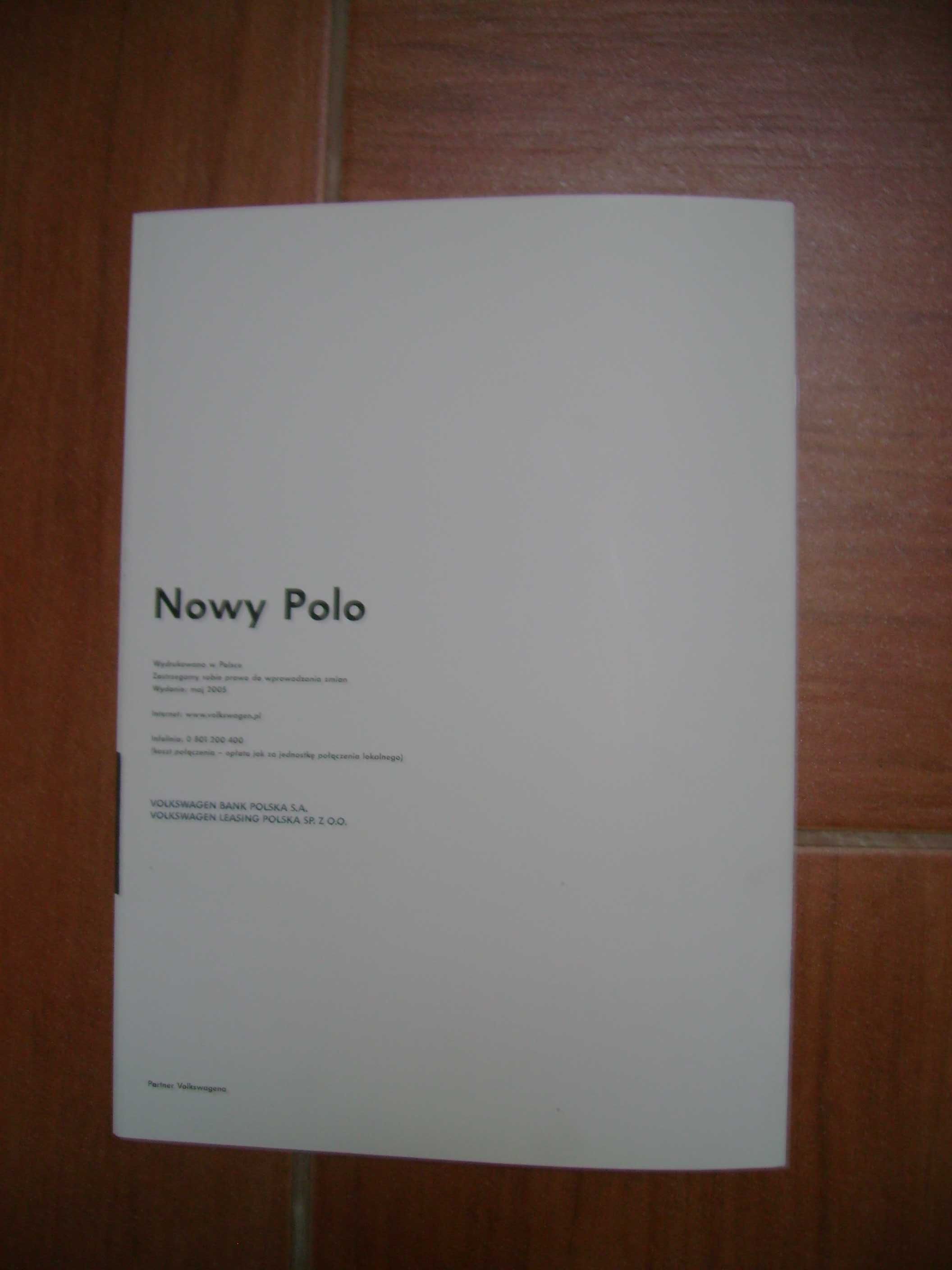 VW Polo-folder maj 2005
