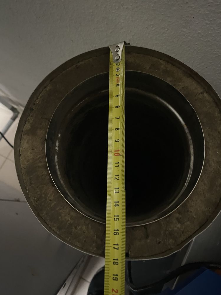 Tubo e T em inox com revestimento
