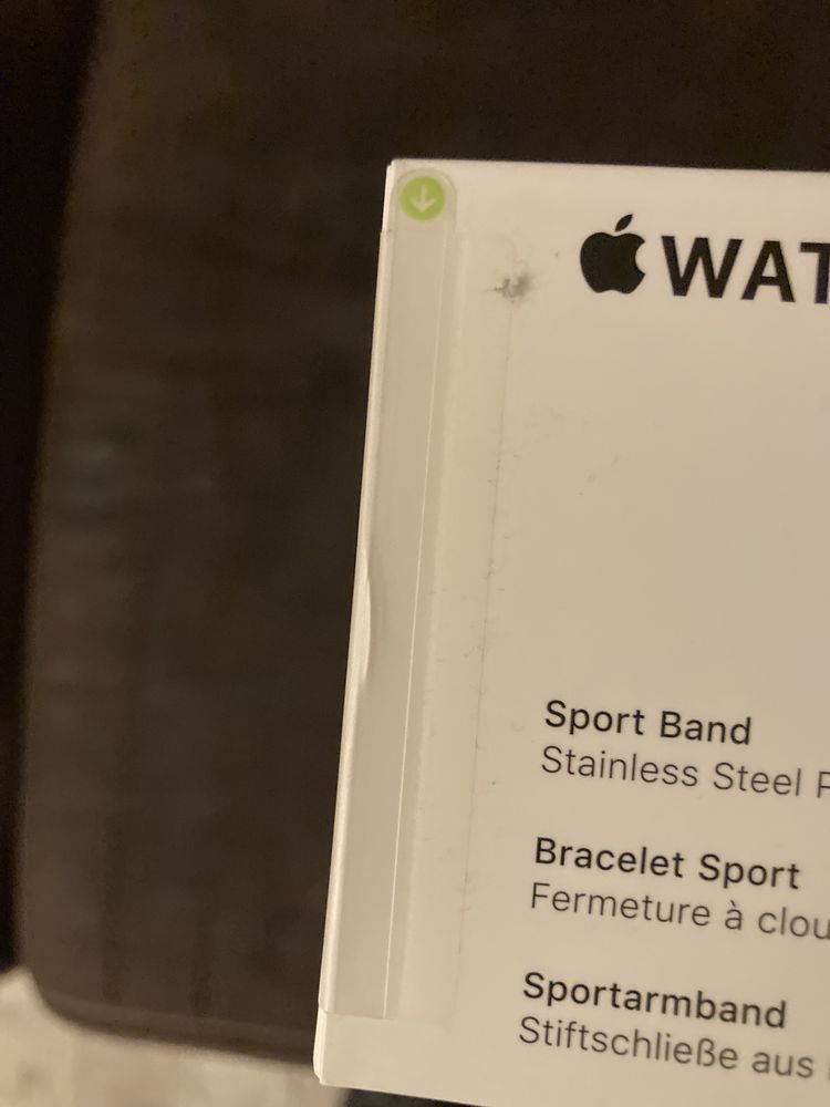 Apple wacht Series 7 45mm ,pasek sportowy biały