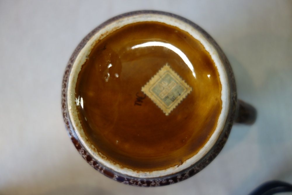 Mirostowice ceramika PRL kufel 2 szt