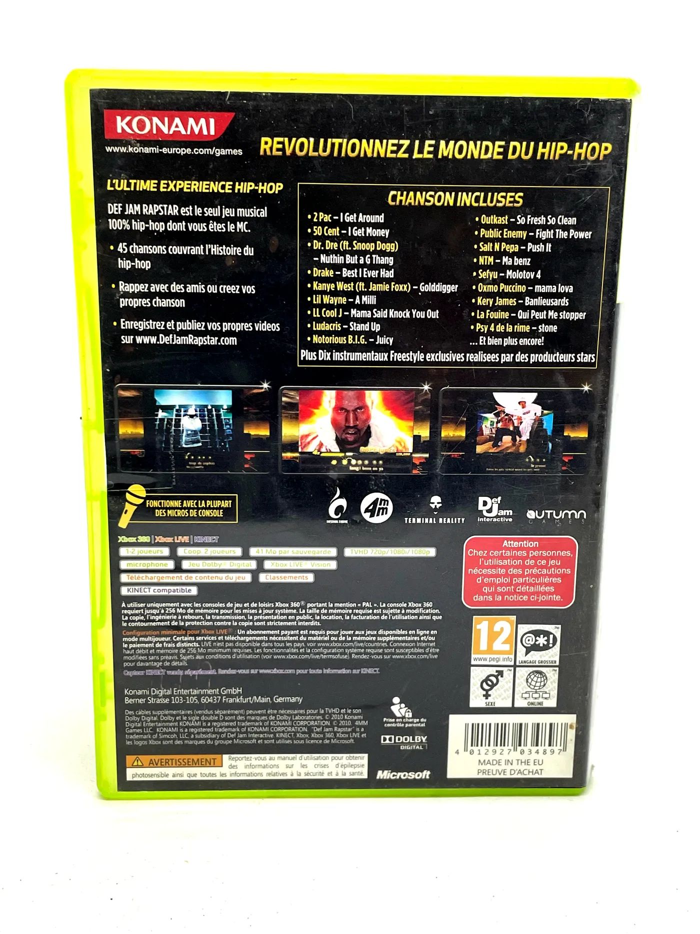 Def Jam Rapstar Xbox 360 Po Angielsku