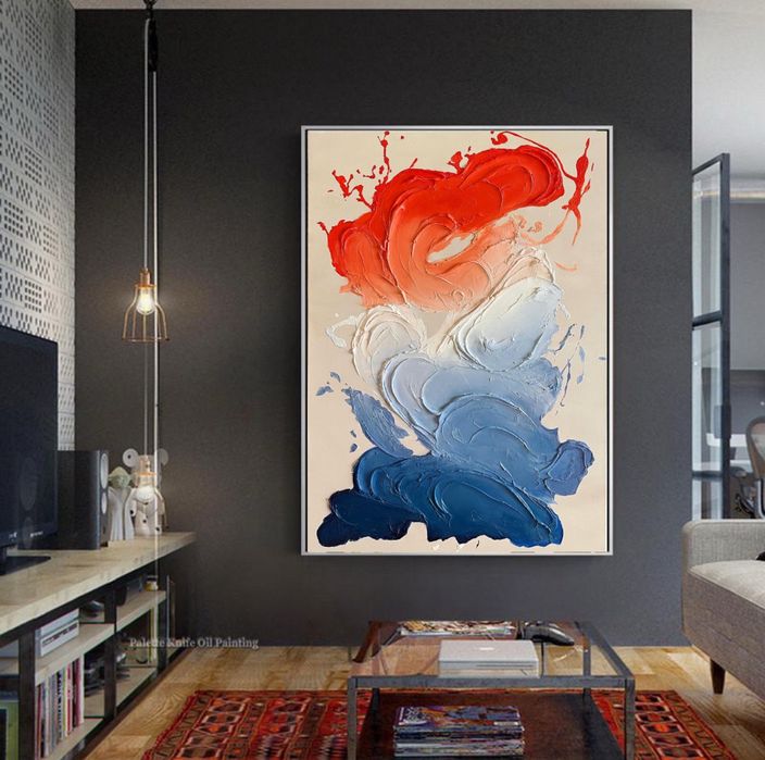 Pintura unique, quadros, abstracta, técnica mista, tela premium