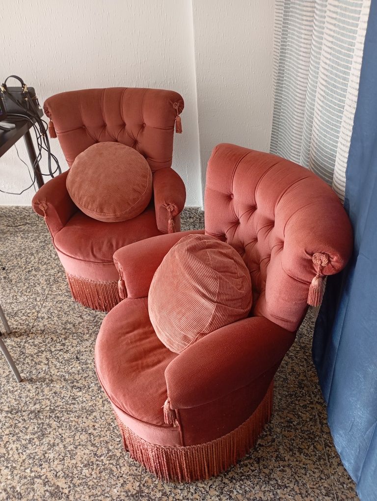 Conjunto de Sofá vermelho