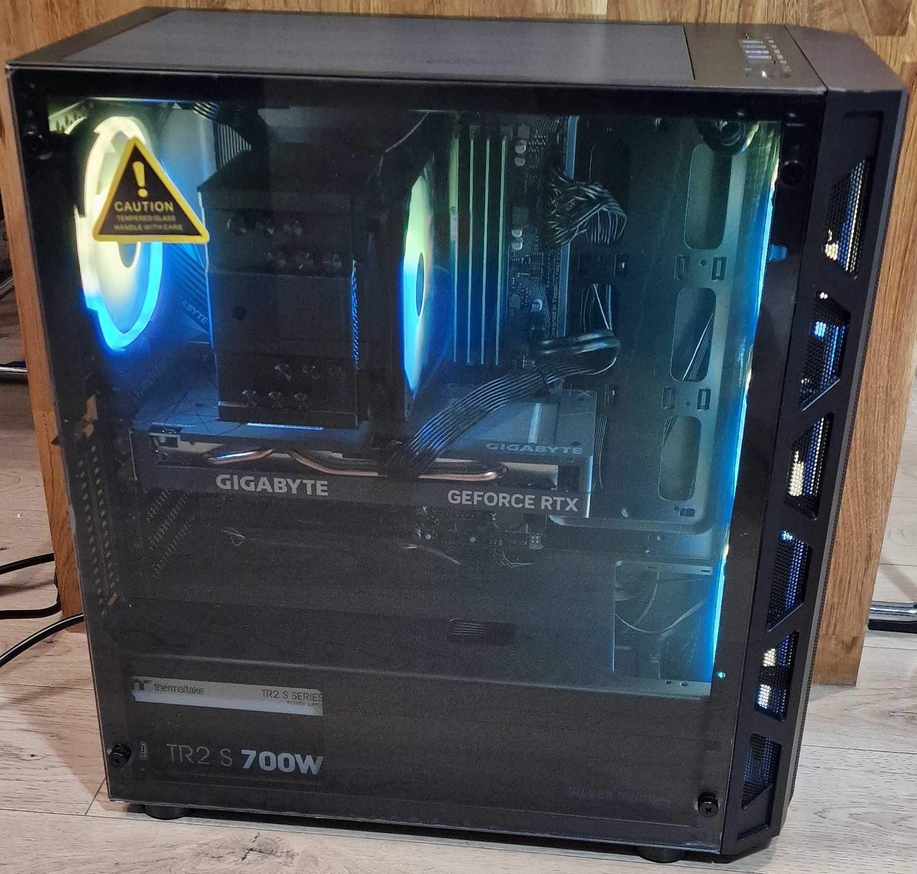 Nowy Komputer do gier i7-12700KF RTX 4060 32GB 2 TB NVMe Win 11 GW