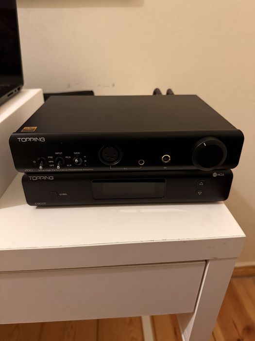 Stack Topping A90 e Topping D90SE