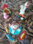 Play Doh курочка, стоматолог и прыгающие свинки
