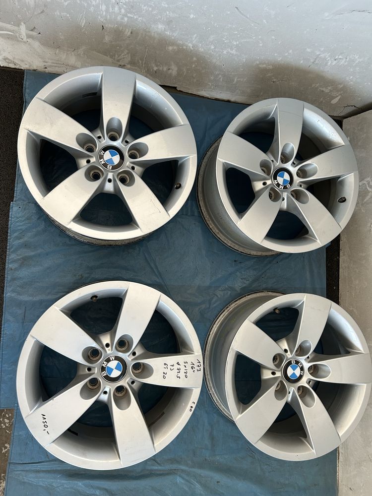 173 Felgi Aluminiowe ORYGINAŁ BMW R 16 5x120 otwór 72,5 Bardzo Ładne
