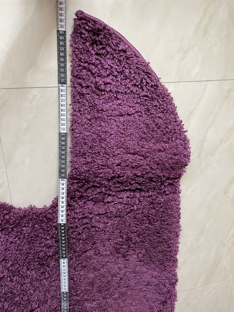 Коврик для туалета фіолетового кольору