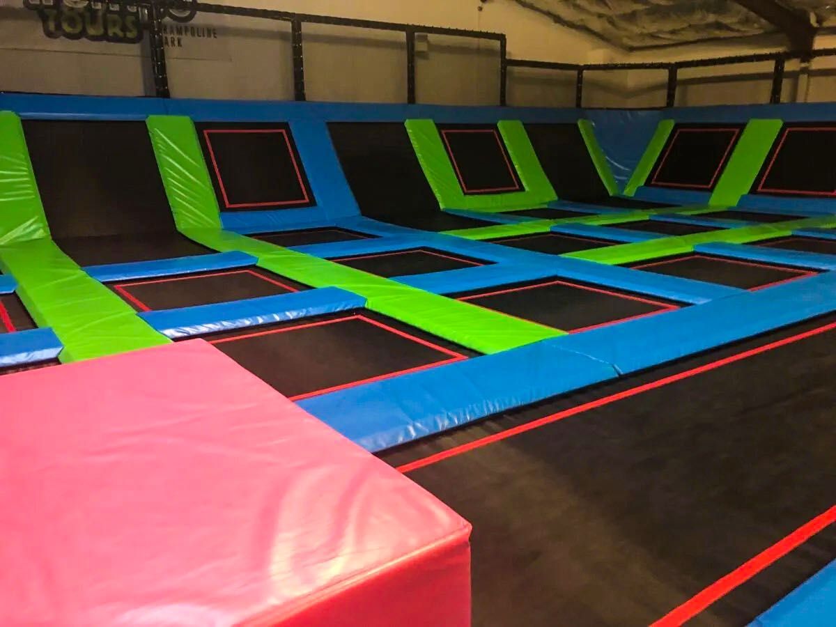 600m2 de Trampolins