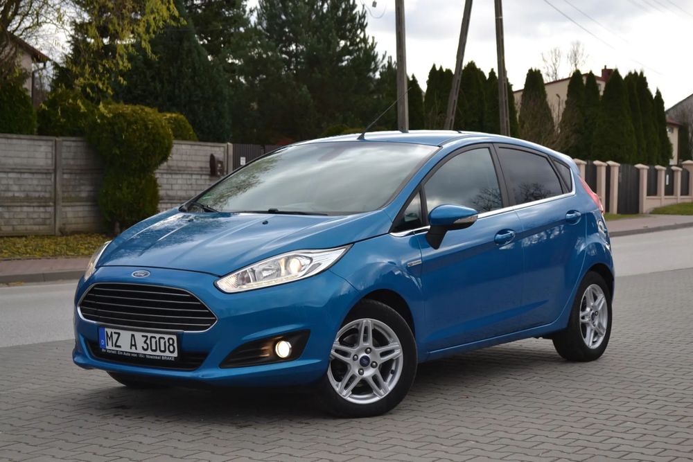 Ford Fiesta Titanium Niemiec 100%Oryginał 142000km!LED Pełen SerwisASO Klimatronik