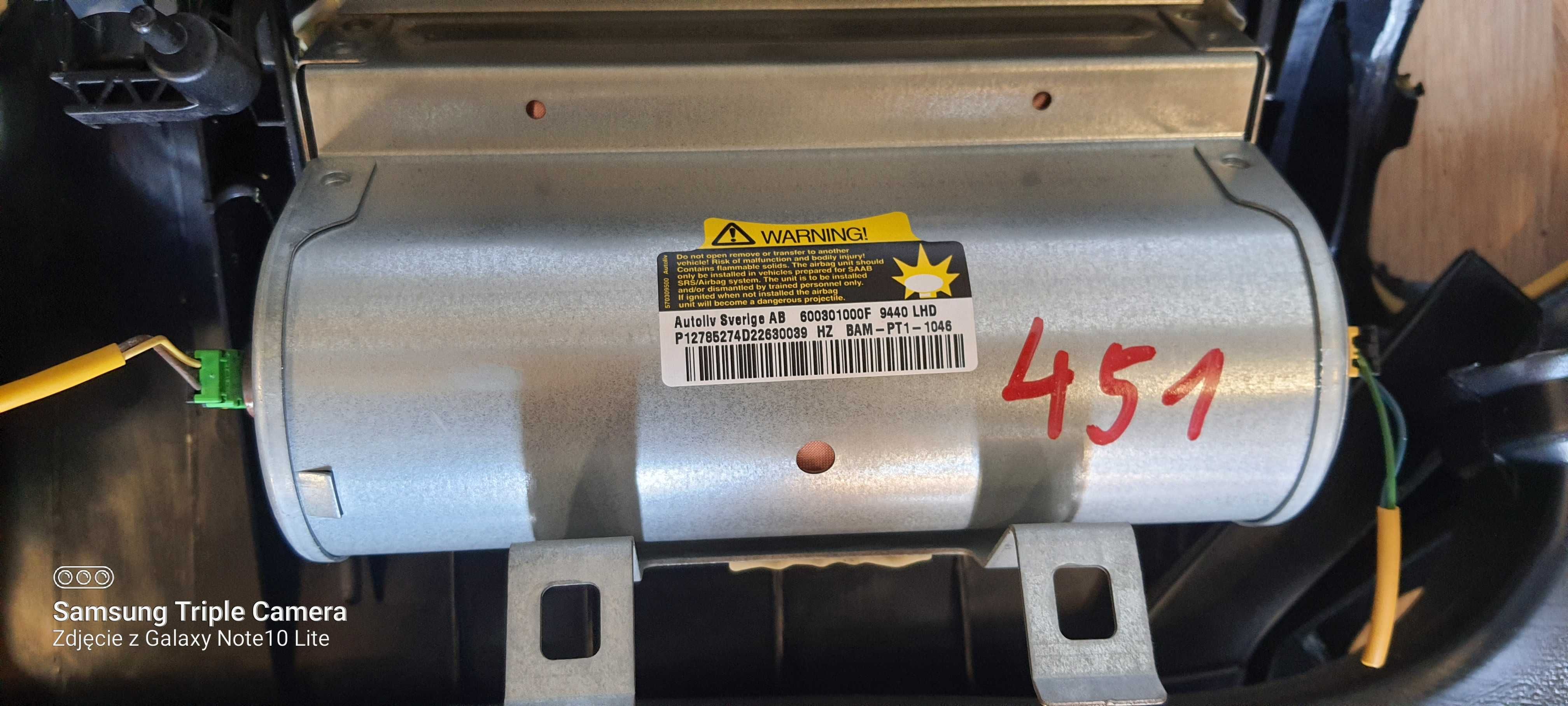 451 Kokpit z poduszką airbag Saab 9-3