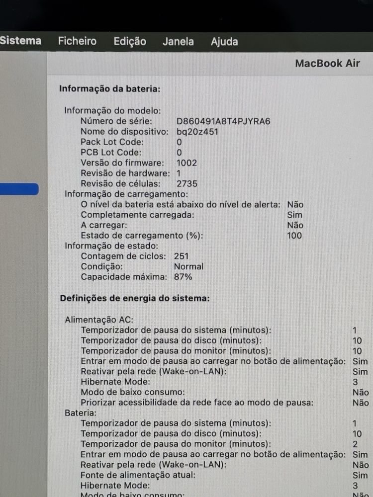 Macbook air m1 512gb