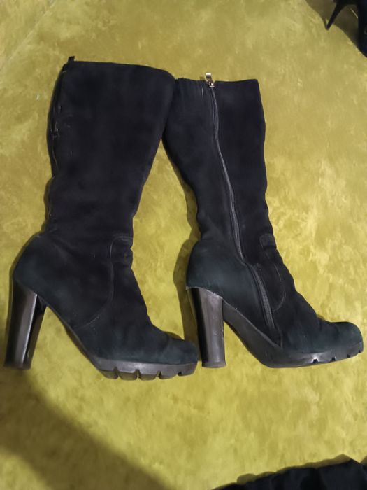 Сапоги замшевые 38 размер