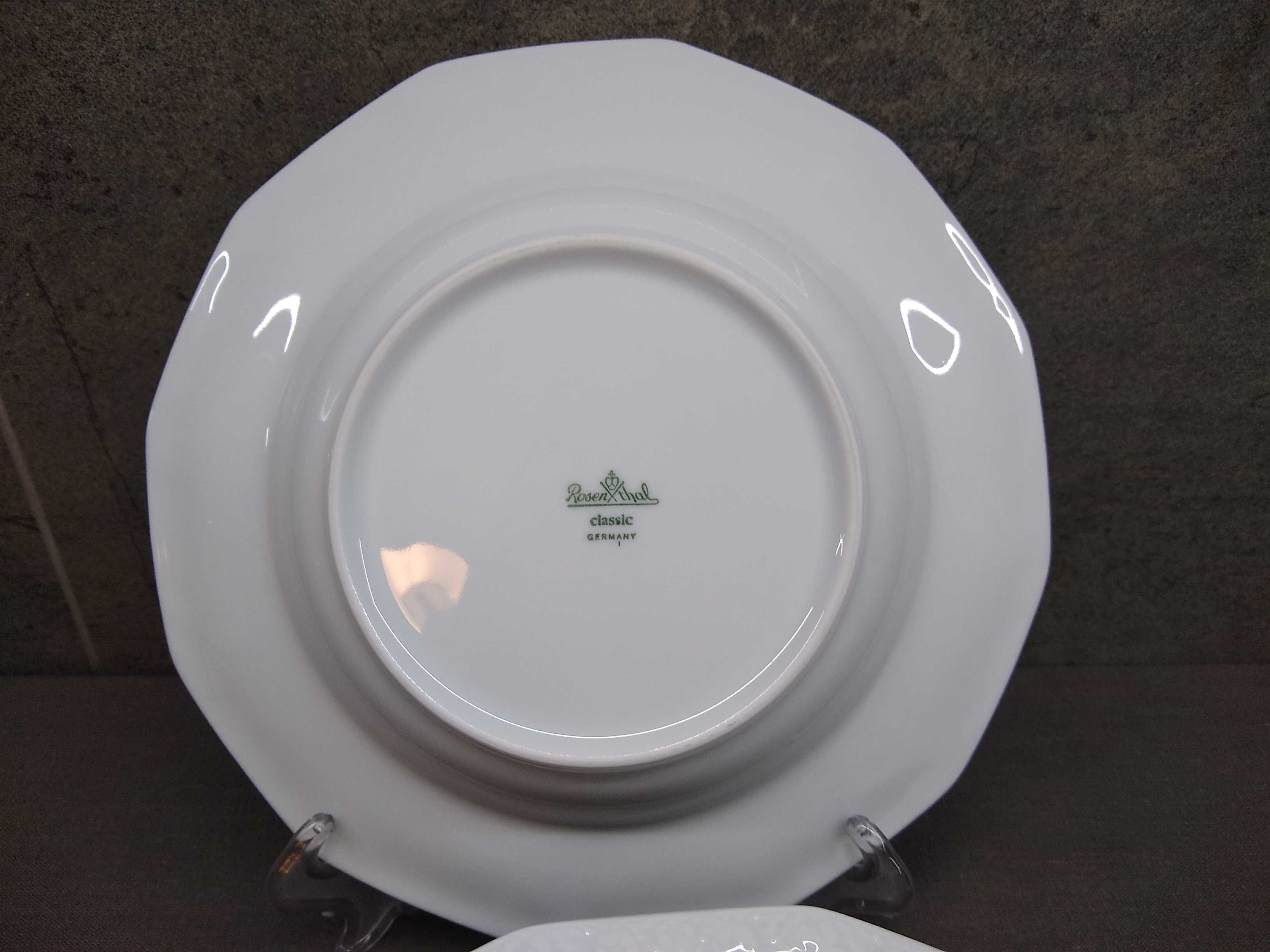 Talerz głęboki Rosenthal Biała Maria Classic 6 szt