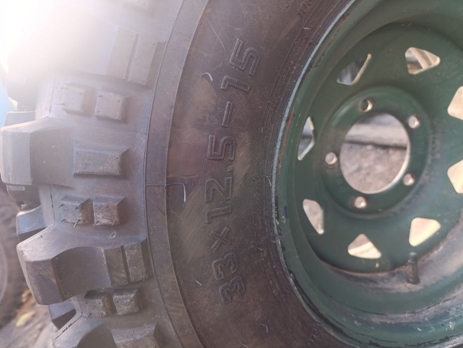 Грязьові колеса розболтовка 5х139.7 forward 33x12.5-r15