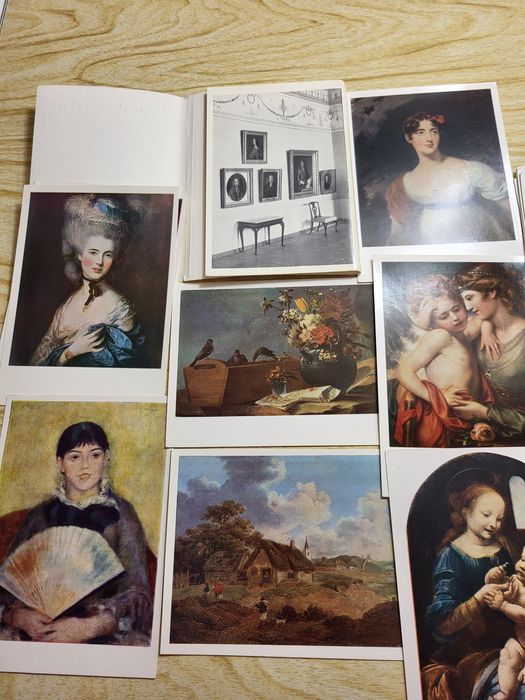 Набор открыток репродукций картин Английская живопись, Эрмитаж, СССР