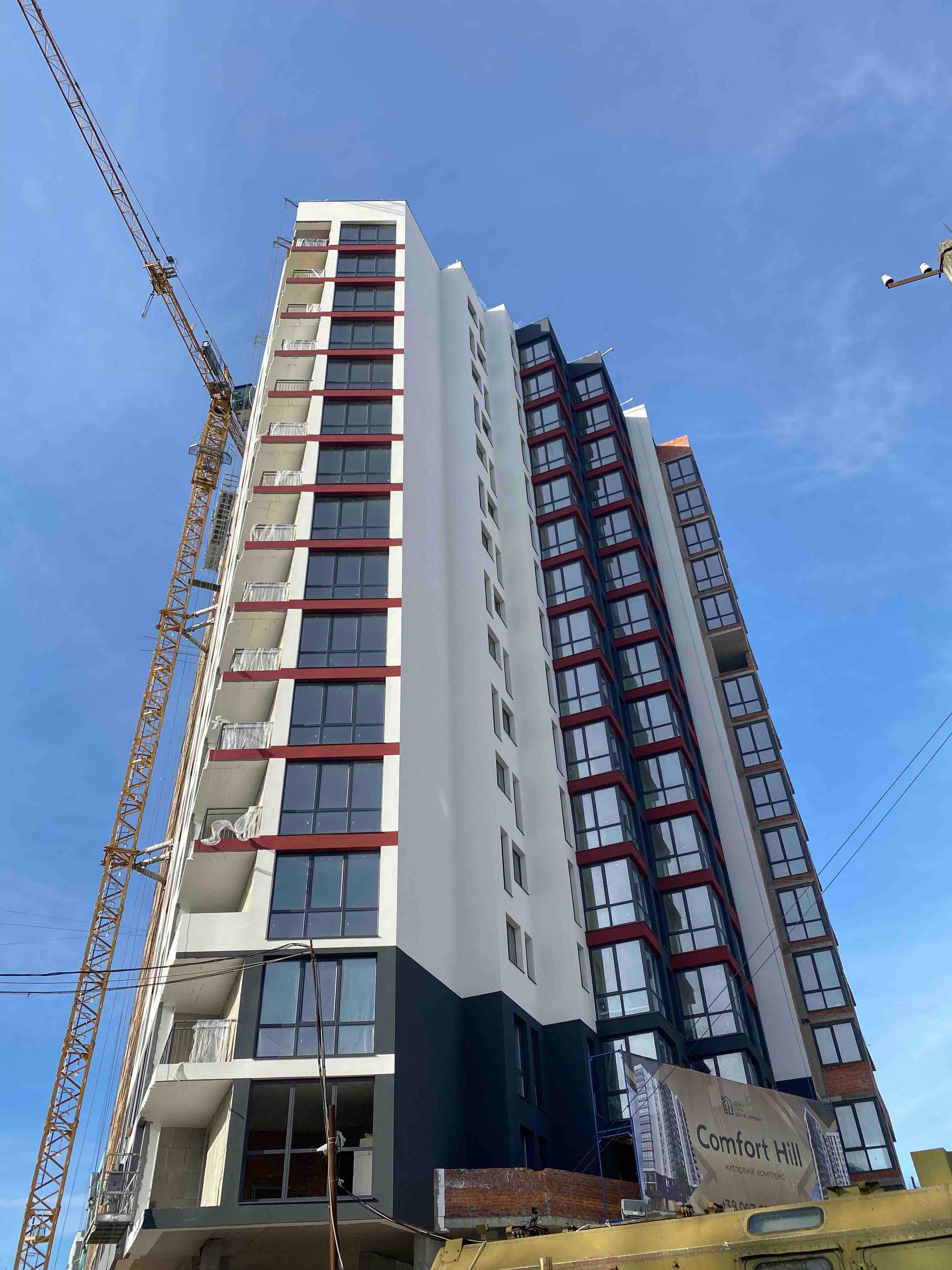 Продаж однокімнатної квартири 60,4м.кв від ЗАБУДОВНИКА ЖК Comfort Hill