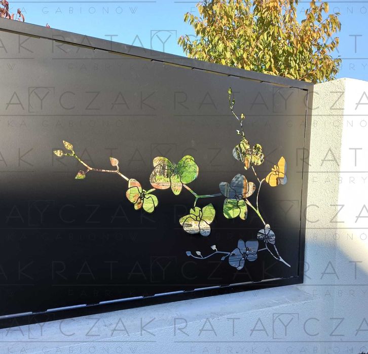 Przęsło ogrodzeniowe CNC plazma laser wycinane PRODUCENT wg.projektu