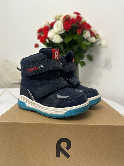 Дитячі зимові черевики Reima Qing 22 Темно-сині 22 розмір