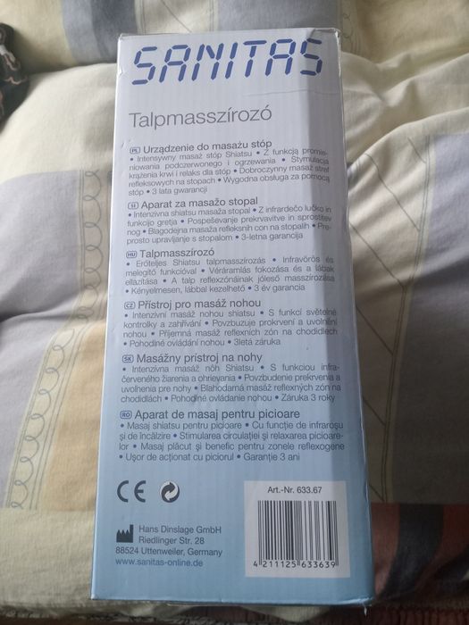 Masażer do stóp łydek i nie tylko