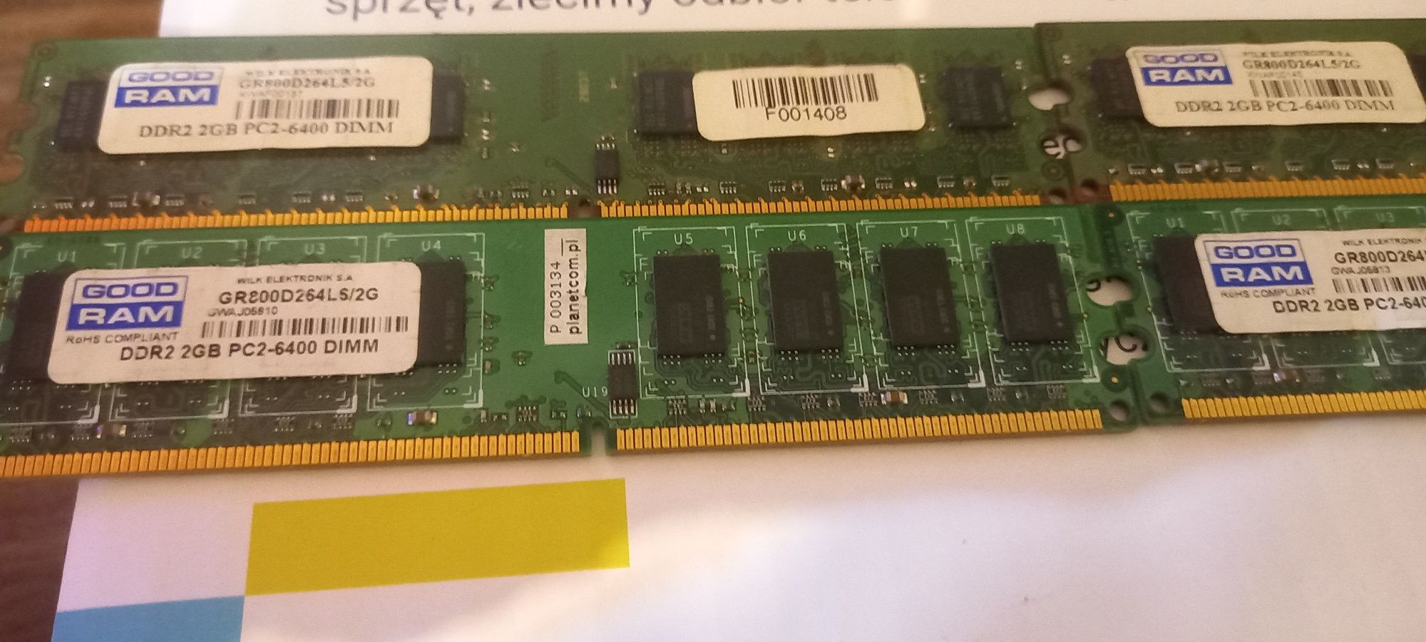 Godram 4x2gb  ddr2