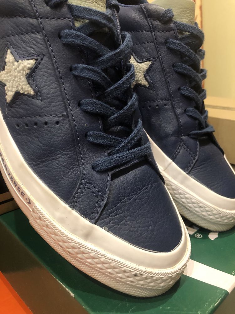 Шкіряні кеди Конверс Converse. Стан новихх