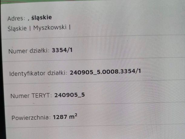 Sprzedam działkę