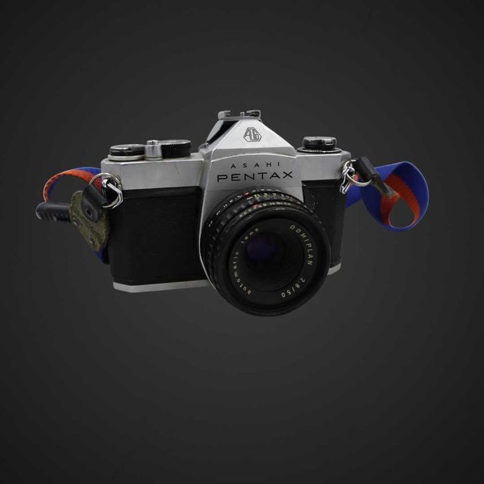 Aparat fotograficzny Asahi Pentax z obiektywem Domiplan 50 mmb5/102586