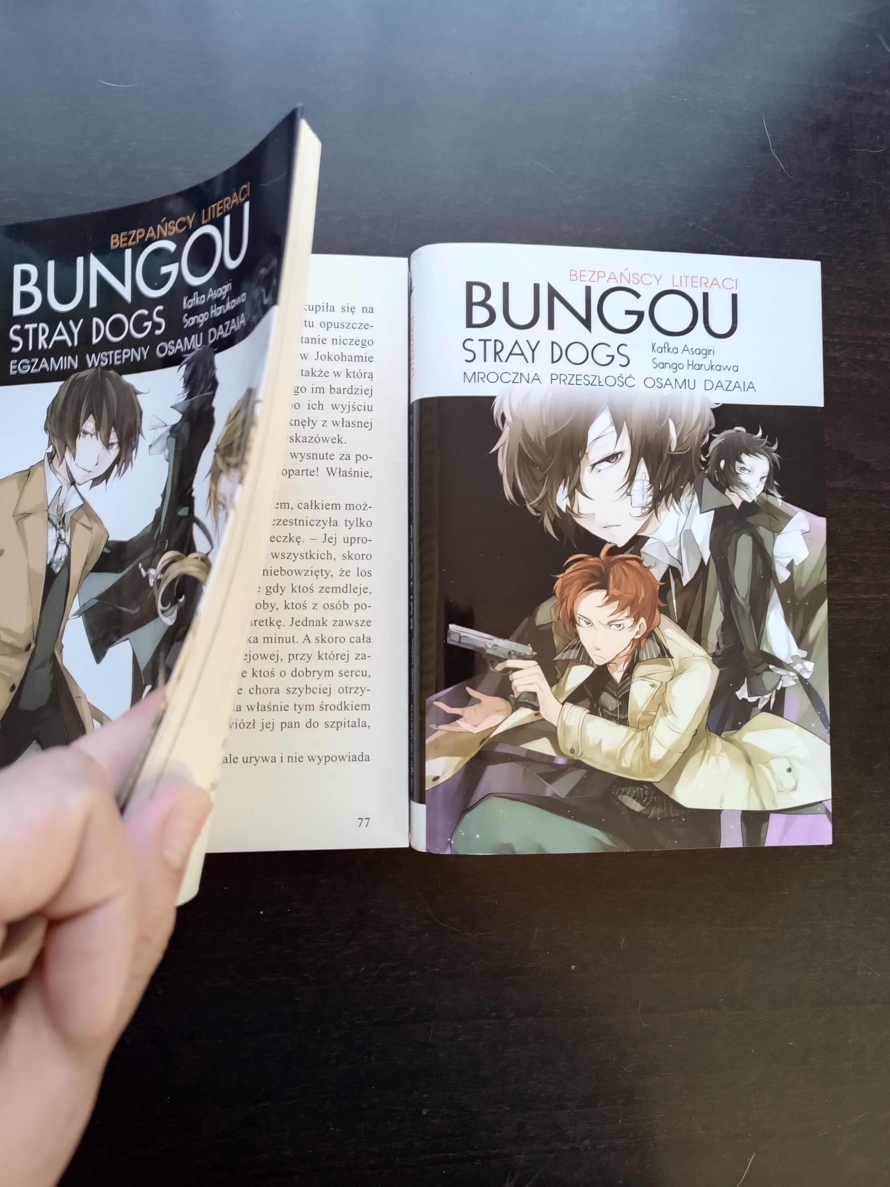 Książka na podstawie mangi Bungou stray dogs