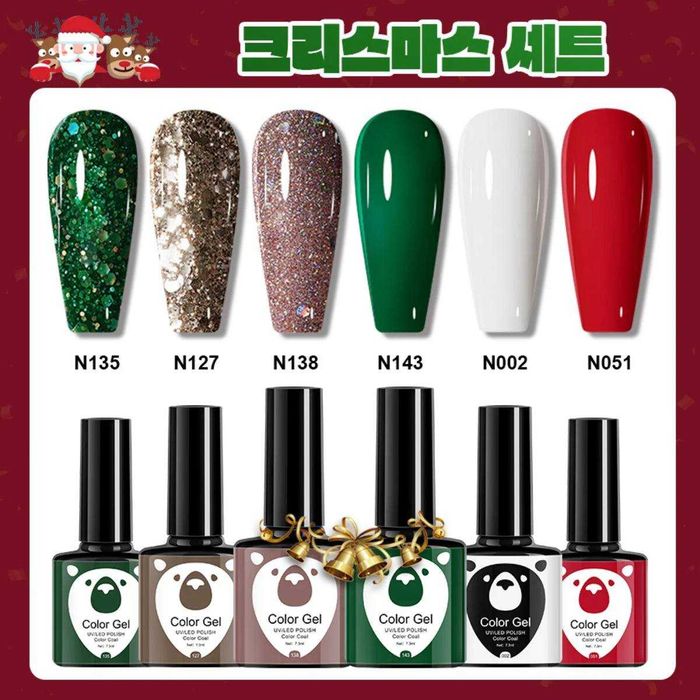 conjunto de vernizes de gel novos