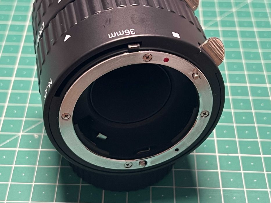 Tubos de extensão automáticos para Nikon F