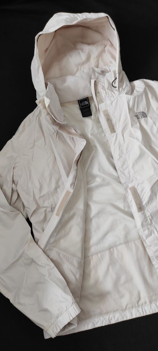 The North Face kurtka damska przeciwdeszczowa rozmiar XL kolor kremowy